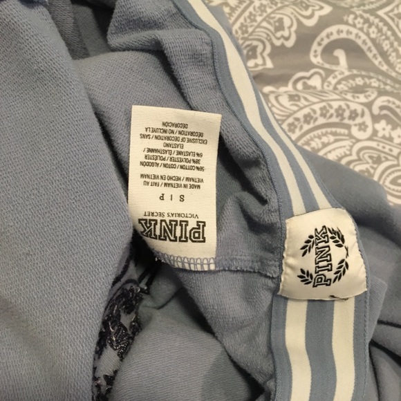 victorias secret powder blue sweat pants - Picture 3 of 3
